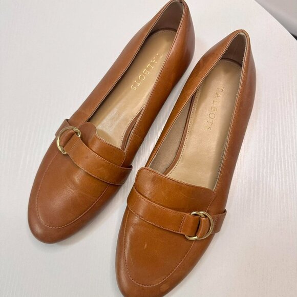 Talbots Women's Tan and Brown Loafers - Picture 3 of 7